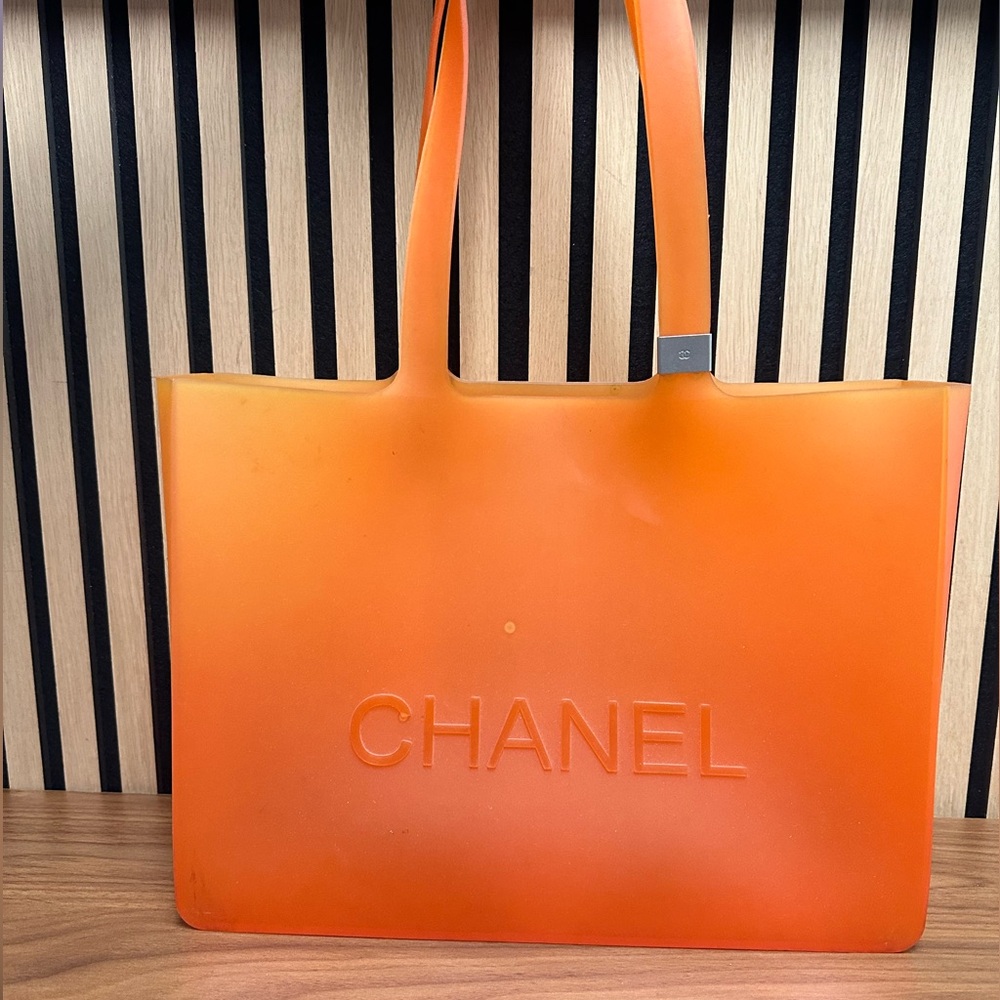 Chanel Orange Tote Bag